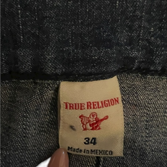 True Religion Men's Straight Blue Jeans - Picture 2 of 4